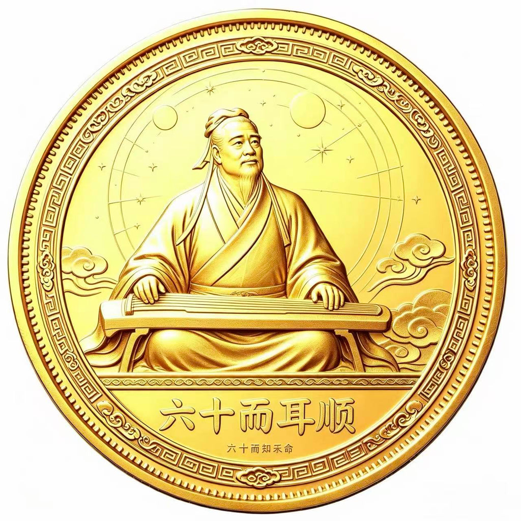 孔子纪念币六合一