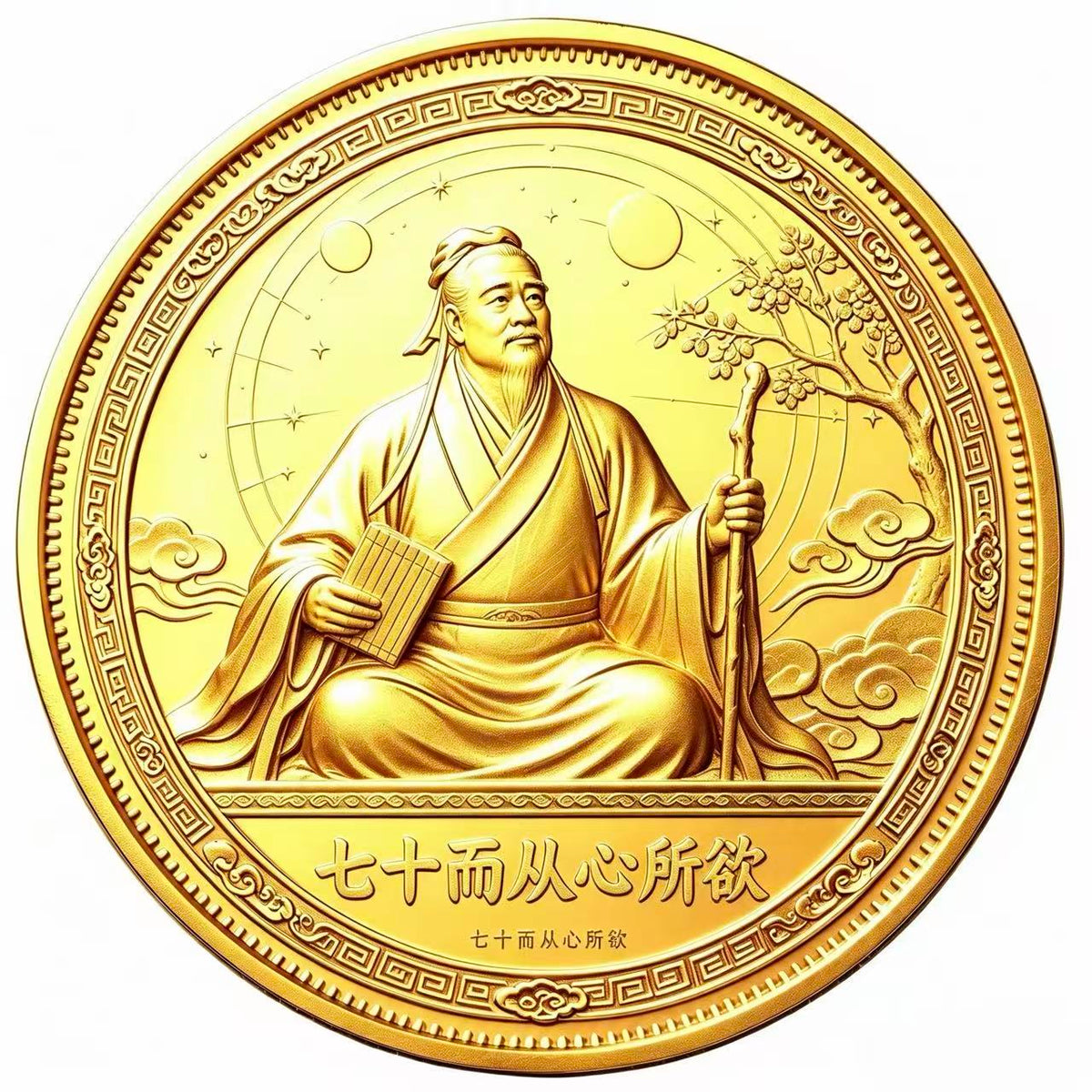 孔子纪念币六合一